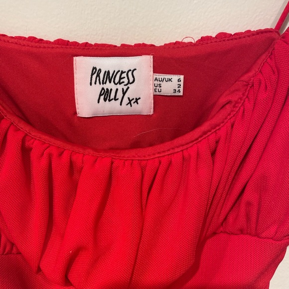 Princess Polly Red Penney Dress. Only worn once for graduation - Picture 3 of 3